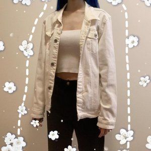 White Denim Jacket